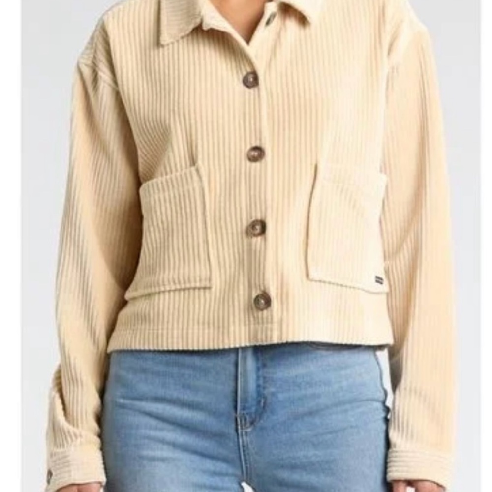 Volcom Cream Corduroy Utility Jacket